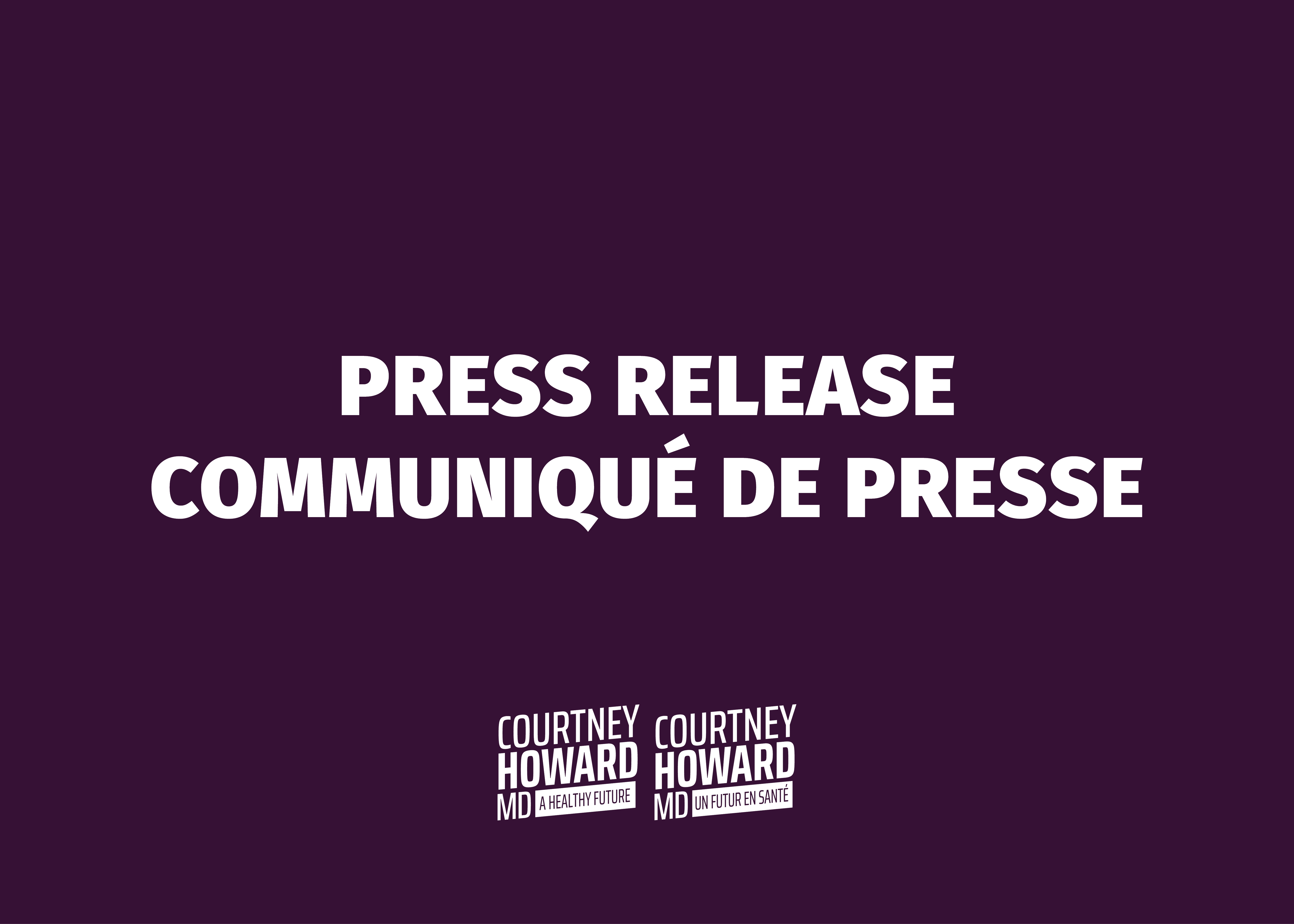Press release/Communiqué de presse : Platform Launch/Lancement de la ...